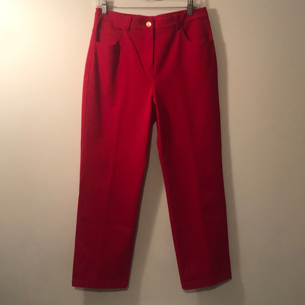 ST. JOHN SPORT women’s red pants